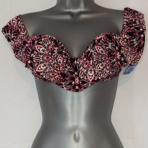 RueBleu by Rue21 Medium Off Shoulder NWT Bikini Top Only